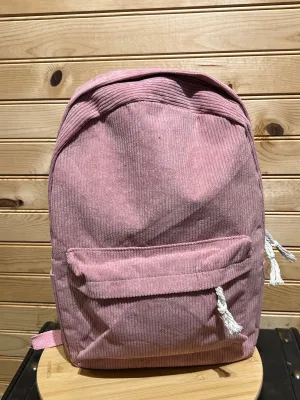 Corduroy Backpack - Rose