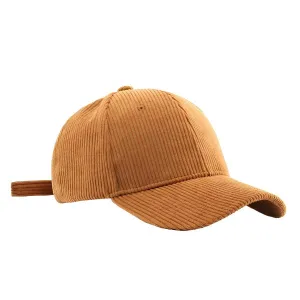 Corduroy Boyfriend Ball Cap