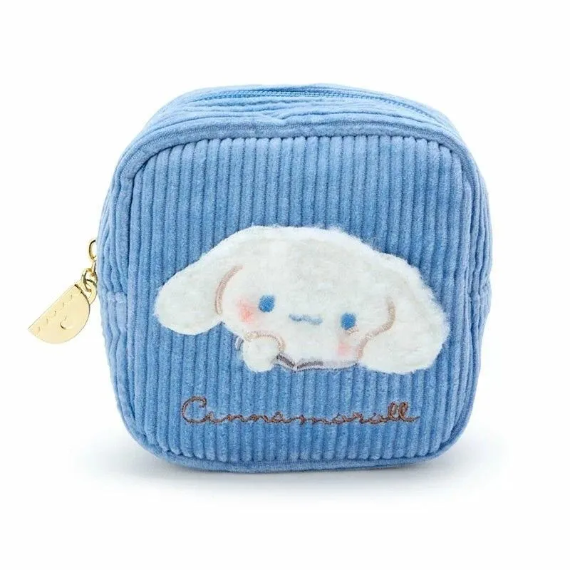 Corduroy Cartoon Cosmetic Bag KI583