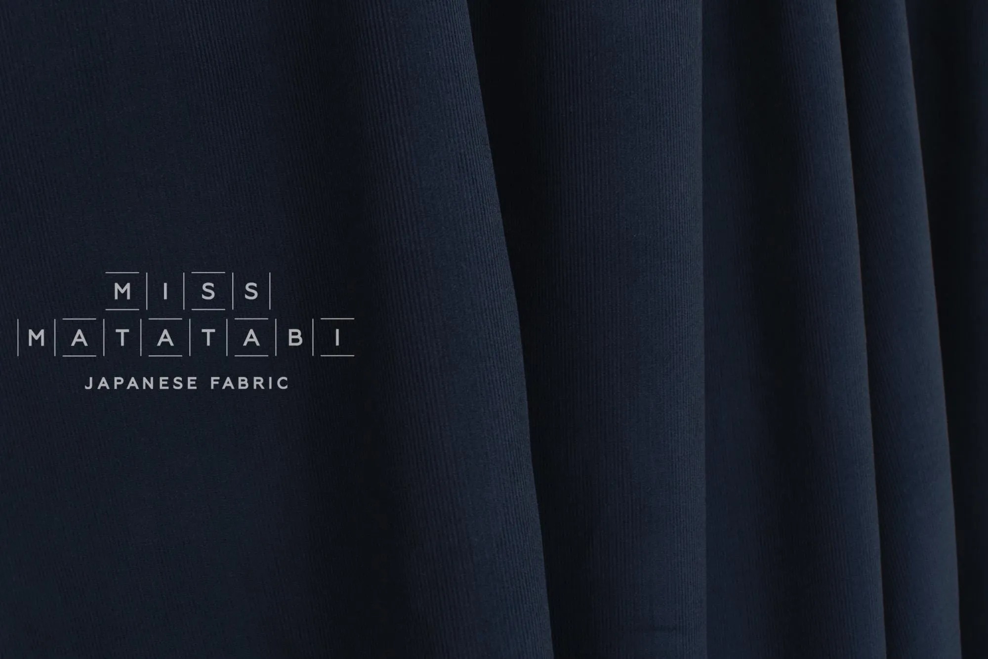 Corduroy Solids - navy blue