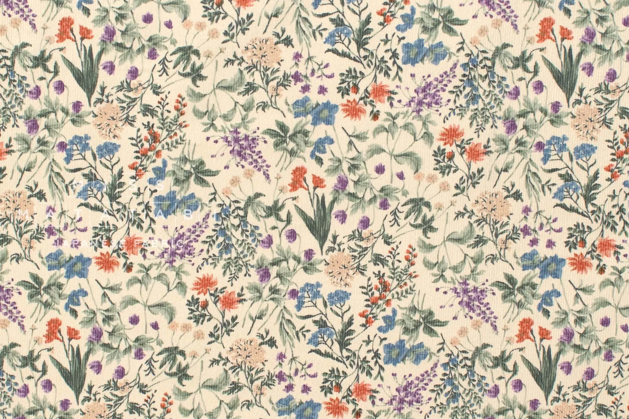 Corduroy Summer Floral - A