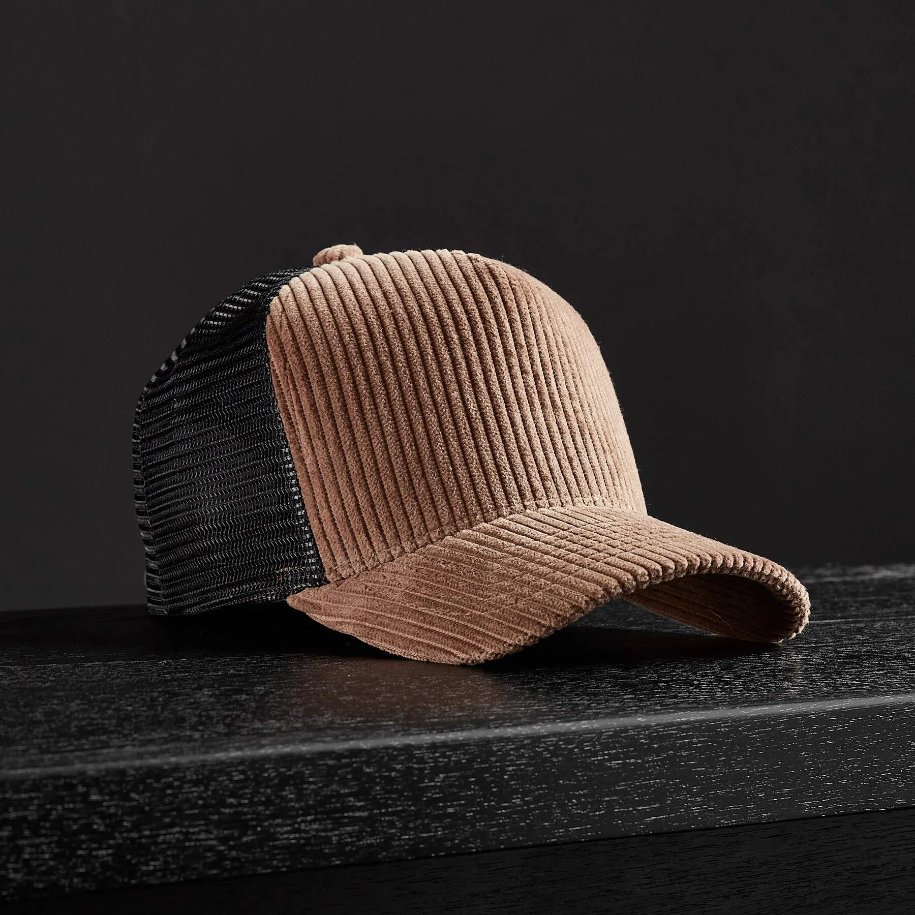 Corduroy Trucker Hat - Chestnut