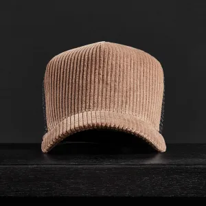 Corduroy Trucker Hat - Chestnut