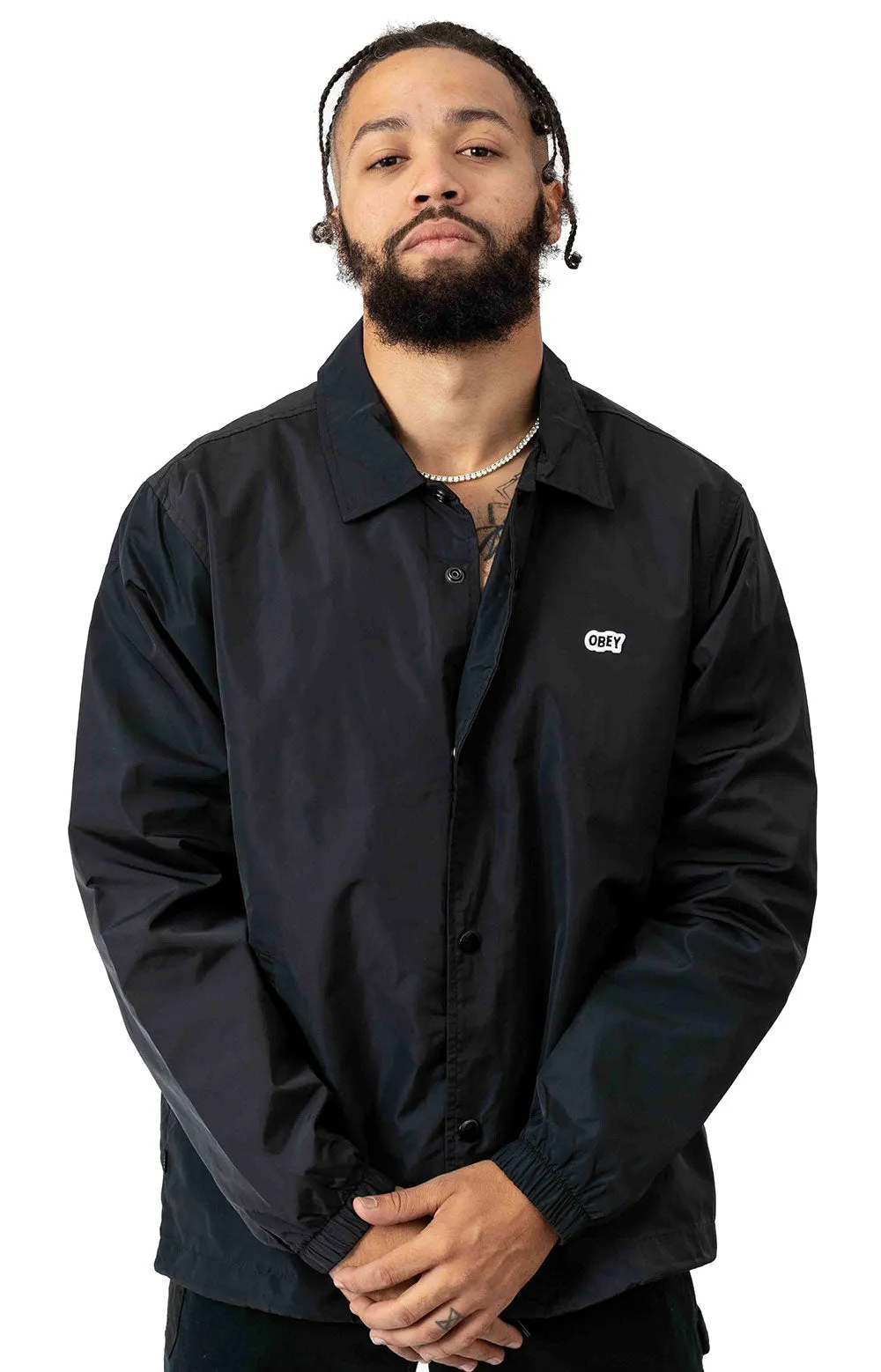 Core Coaches Jacket - Black