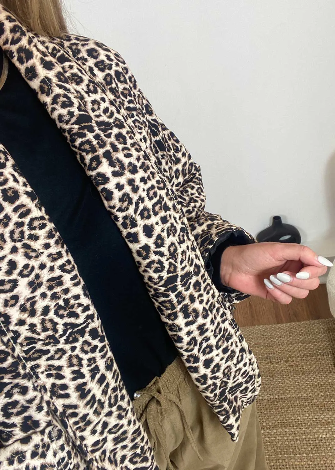 Crawford Leopard Quilted Jacket