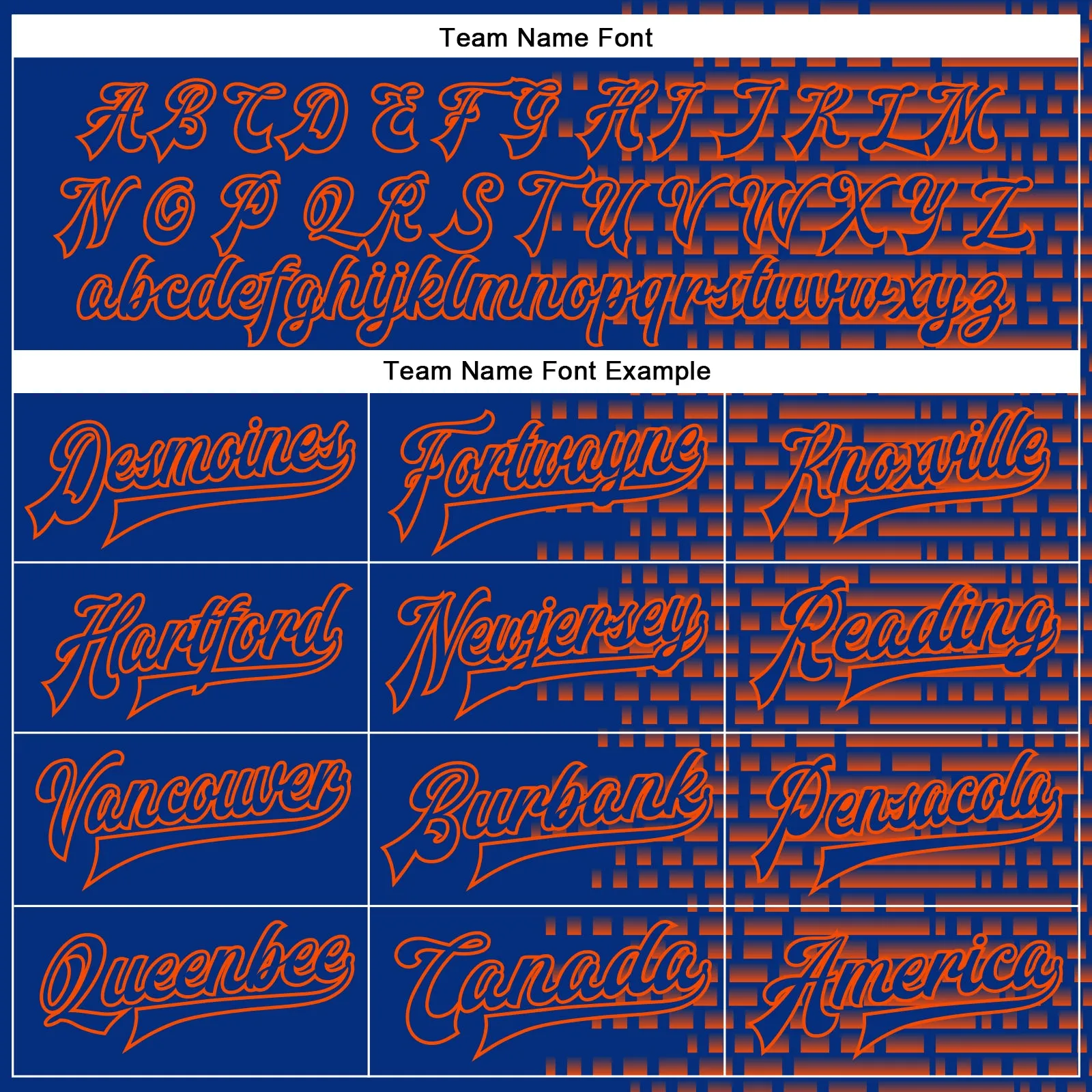 Custom Royal Orange Halftone 3D Pattern Design Bomber Full-Snap Varsity Letterman Jacket