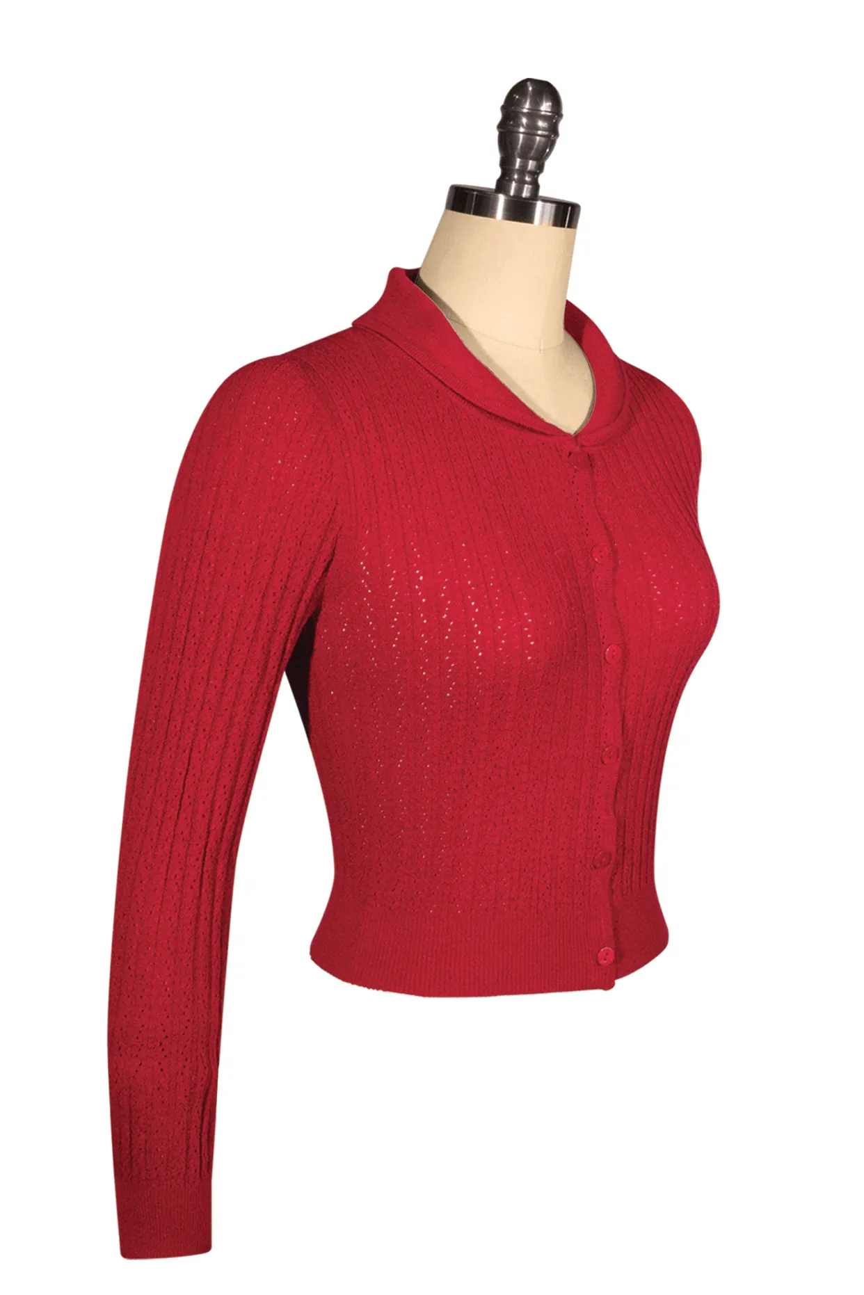 D'Amour Dickens Cardigan (Red)