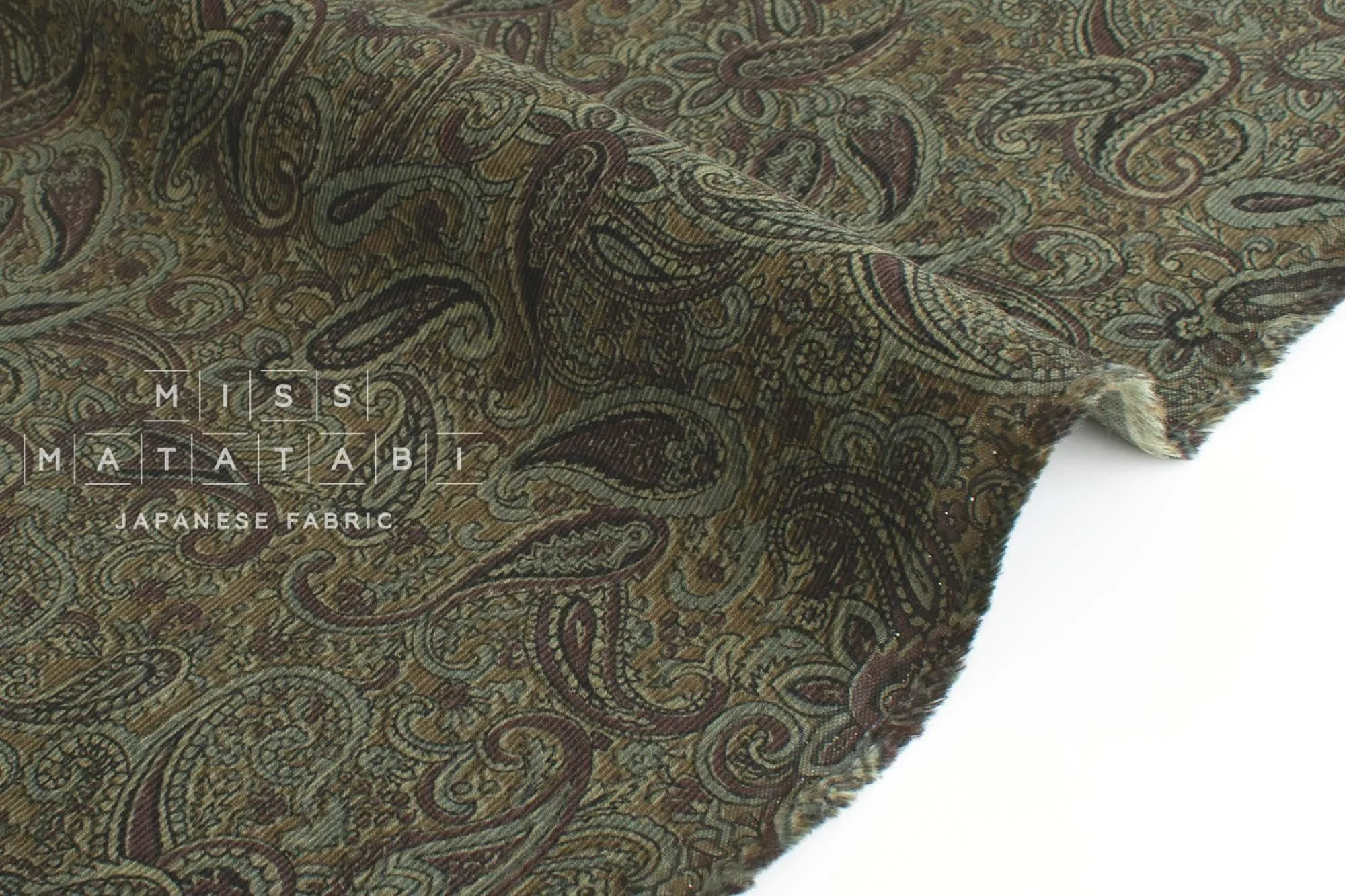 DEADSTOCK Ripple Corduroy Paisley