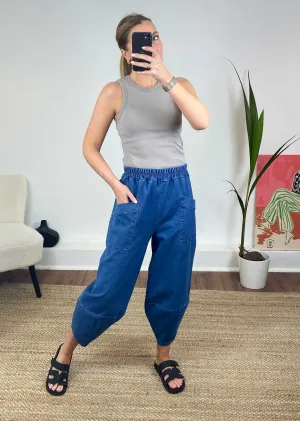 Denim Cocoon Pocket Pants