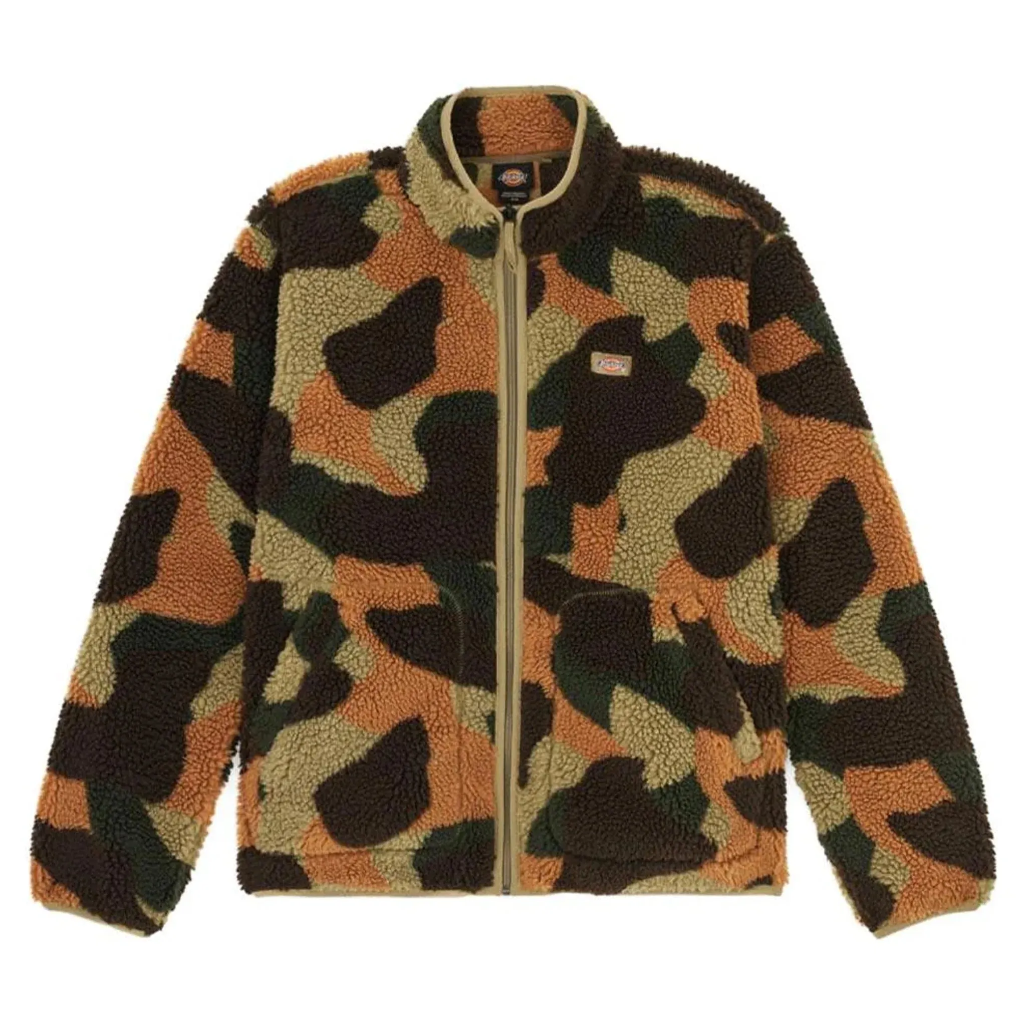 Dickies -Relaxed Fit High Pile Fleece Camo Jacket