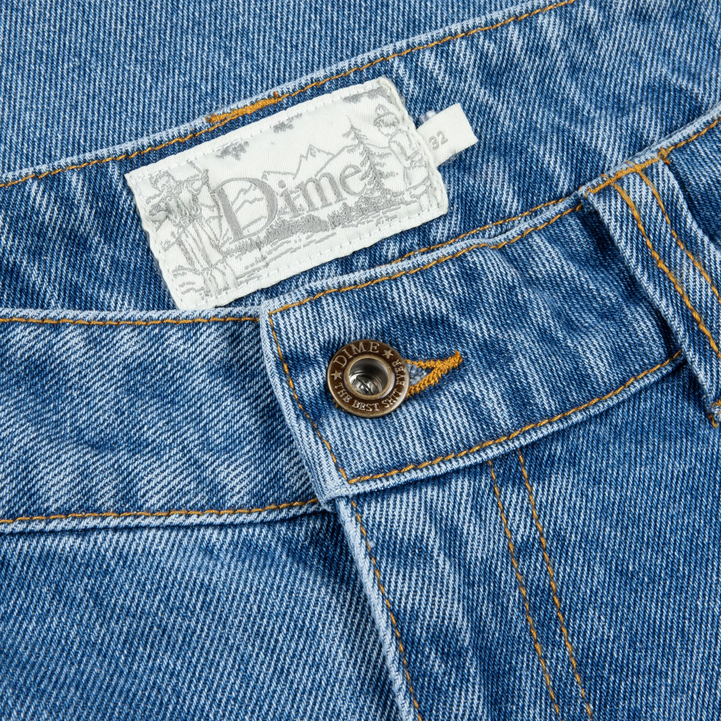 Dime Classic Baggy Denim Pants: Indigo Washed