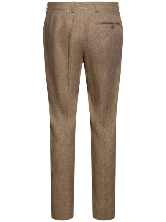 Frescobol Carioca   Alfonso tailored linen pants 