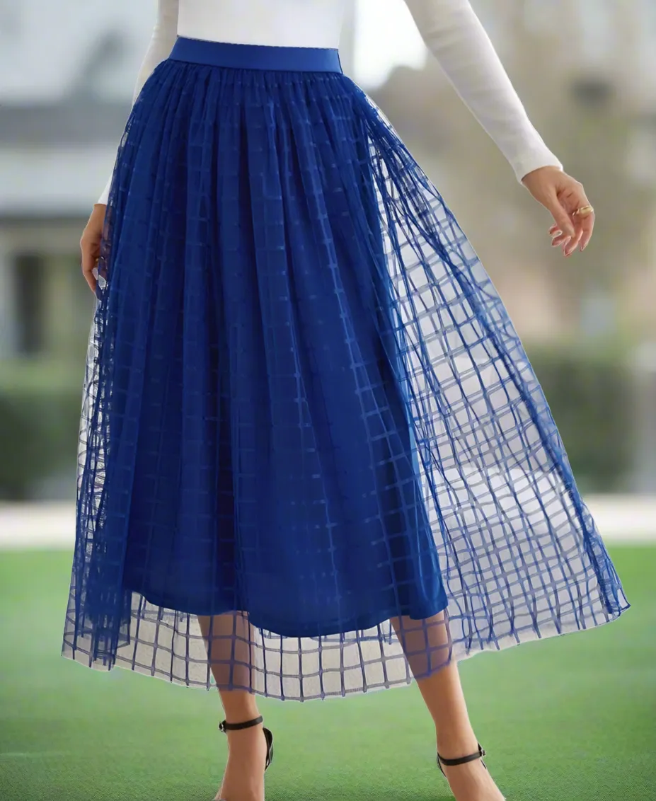 Geo Mesh Skirt