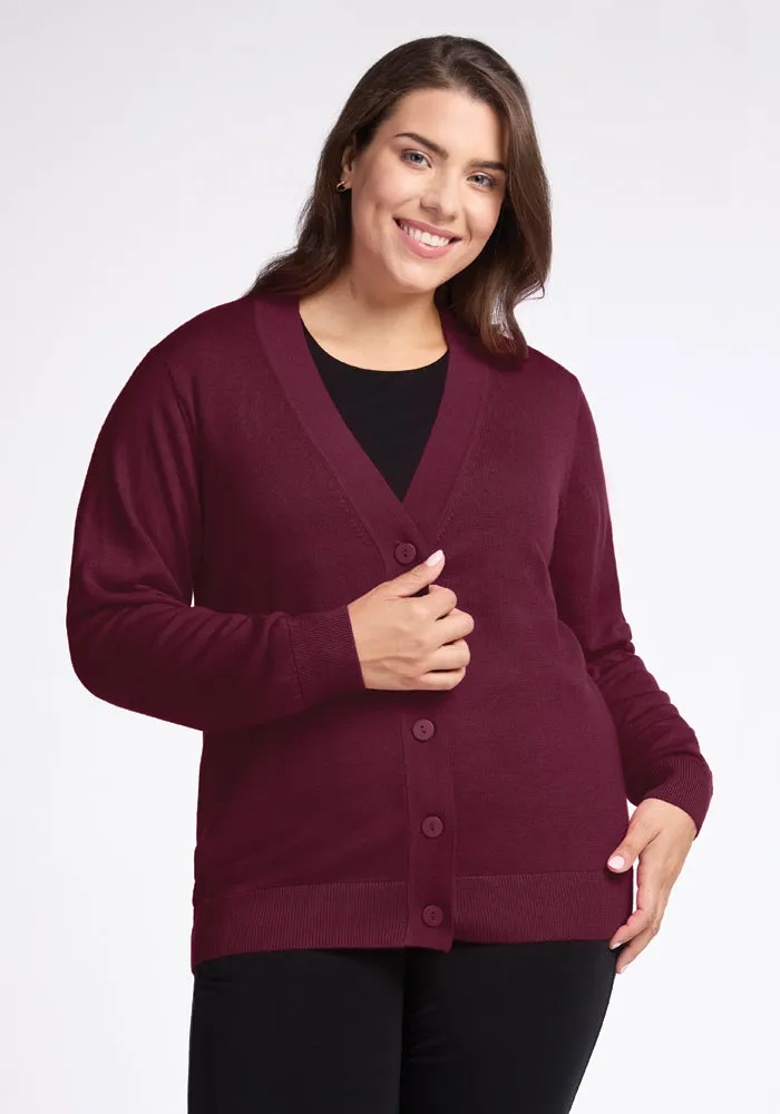 Gia Sweater - Cabernet Crush