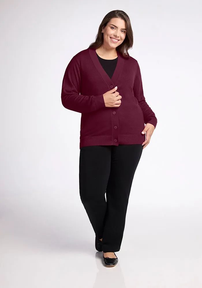 Gia Sweater - Cabernet Crush