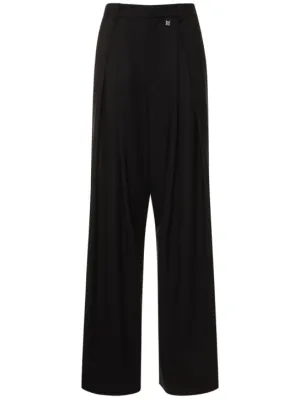 Giuseppe Di Morabito   Stretch wool wide pants 