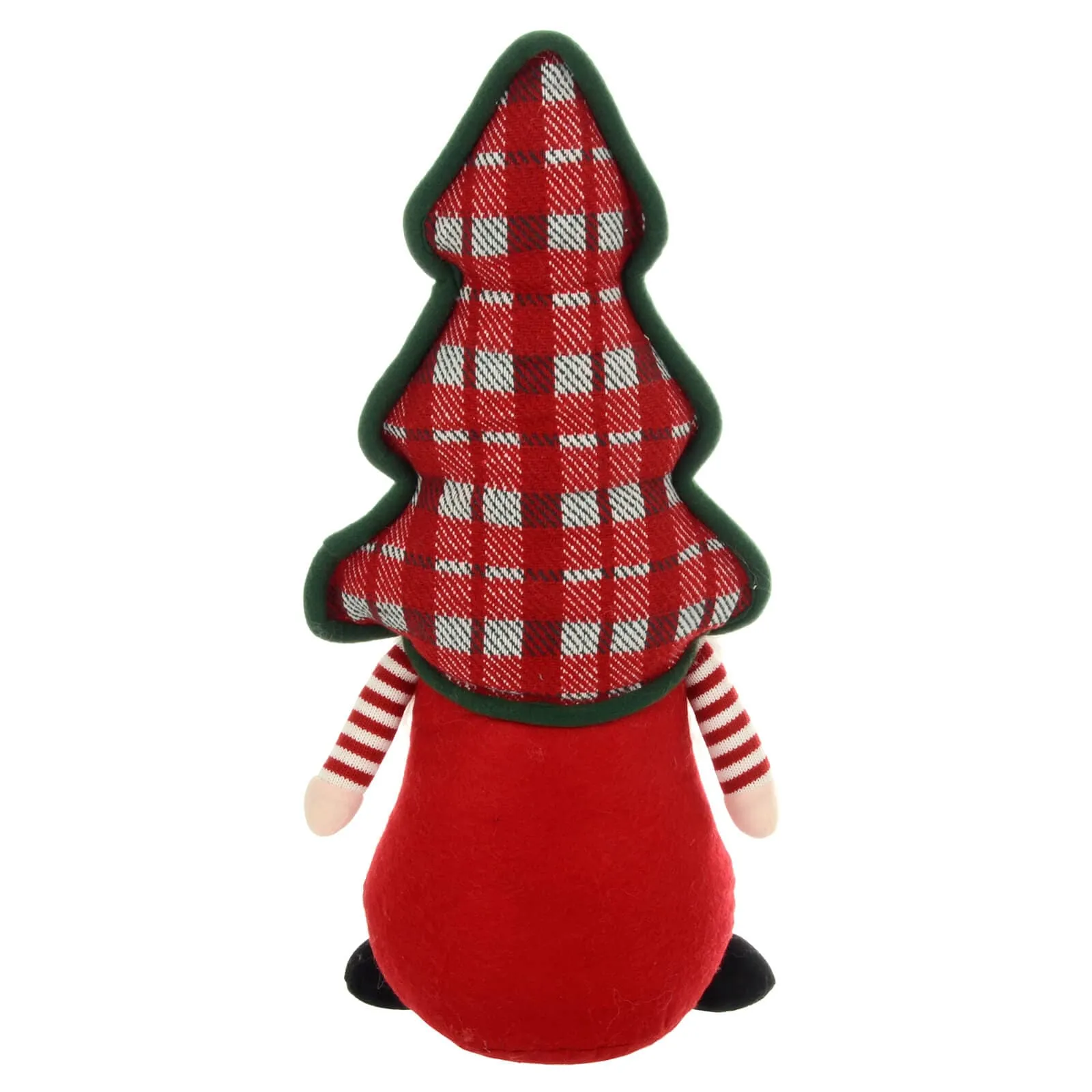 Gonk With Christmas Tree Shape Hat Red White Decoration 53cm