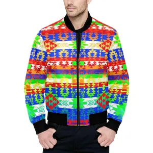 Grand Entry Traditional Unisex Heavy Bomber Jacket with Quilted Lining