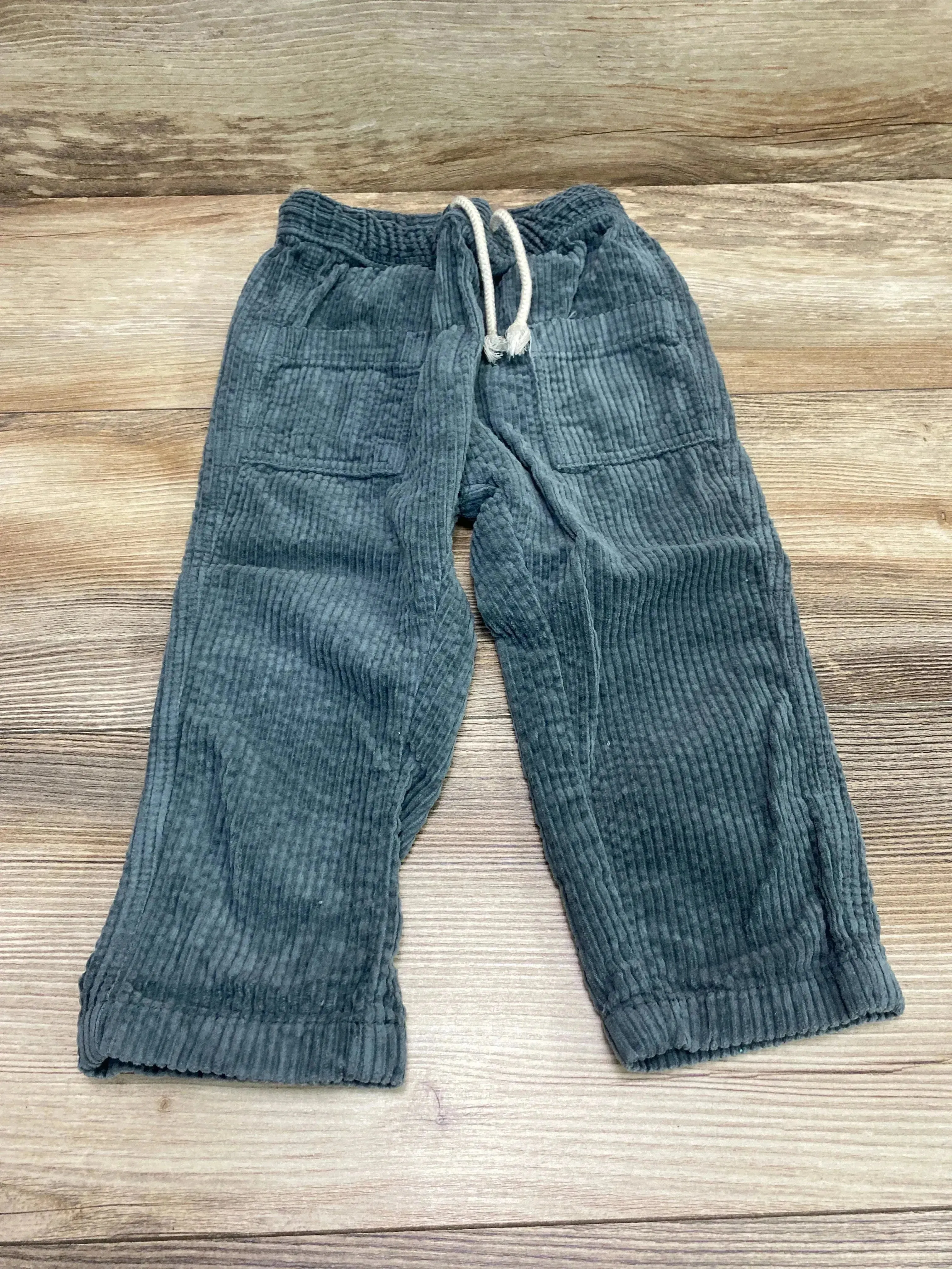 H&M Corduroy Pants Green sz 18m