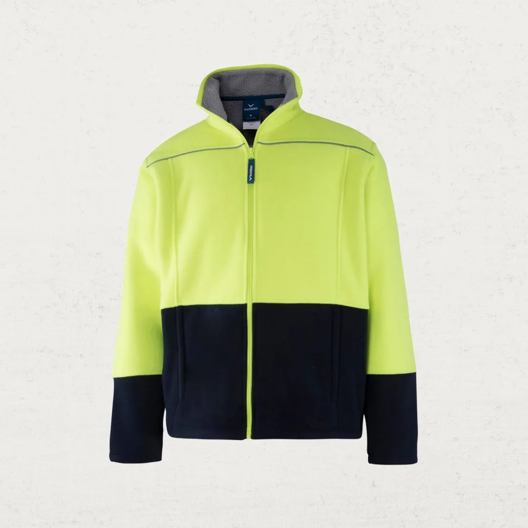 Hi Vis Sherpa Fleece Lumber Jacket