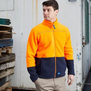 Hi Vis Sherpa Fleece Lumber Jacket