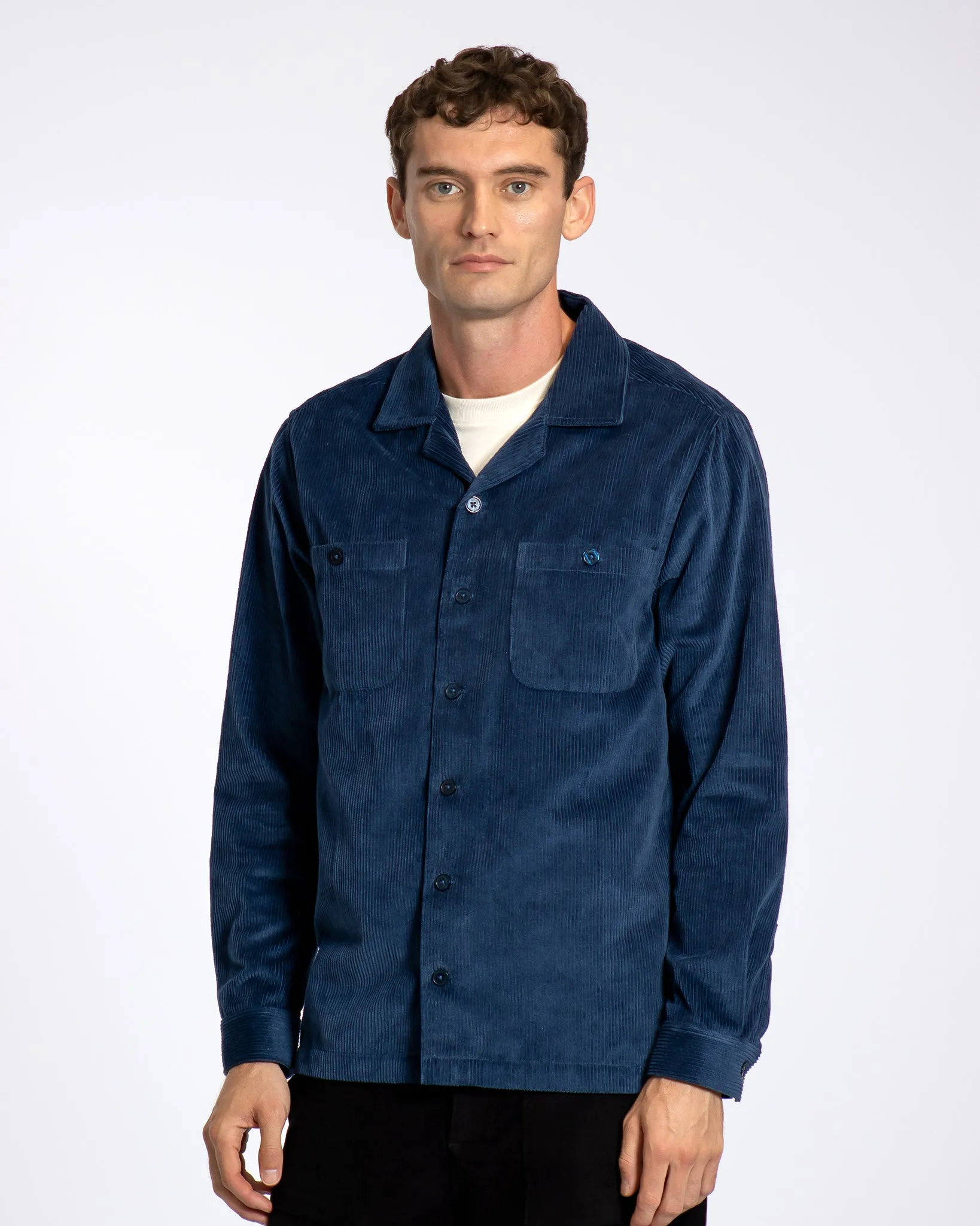 Hiro Shirt - Insignia Blue Corduroy