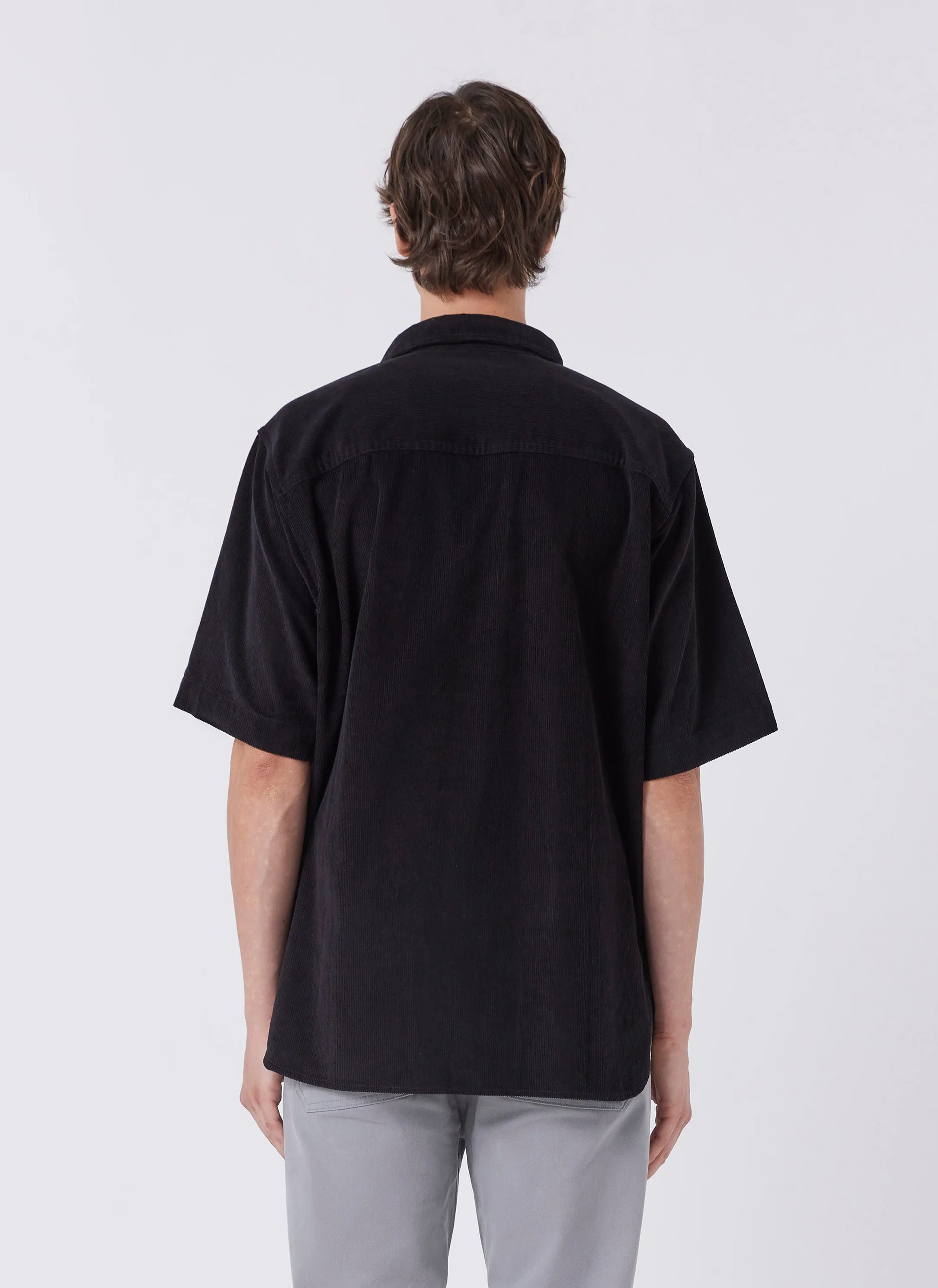 Homie Shirt Pigment Black Cord