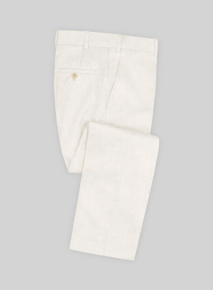 Ivory Corduroy Pants