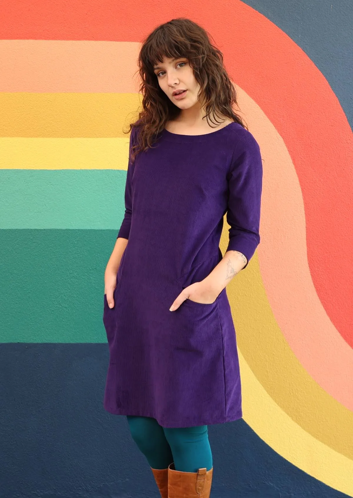 Jamie Corduroy Dress Parachute Purple