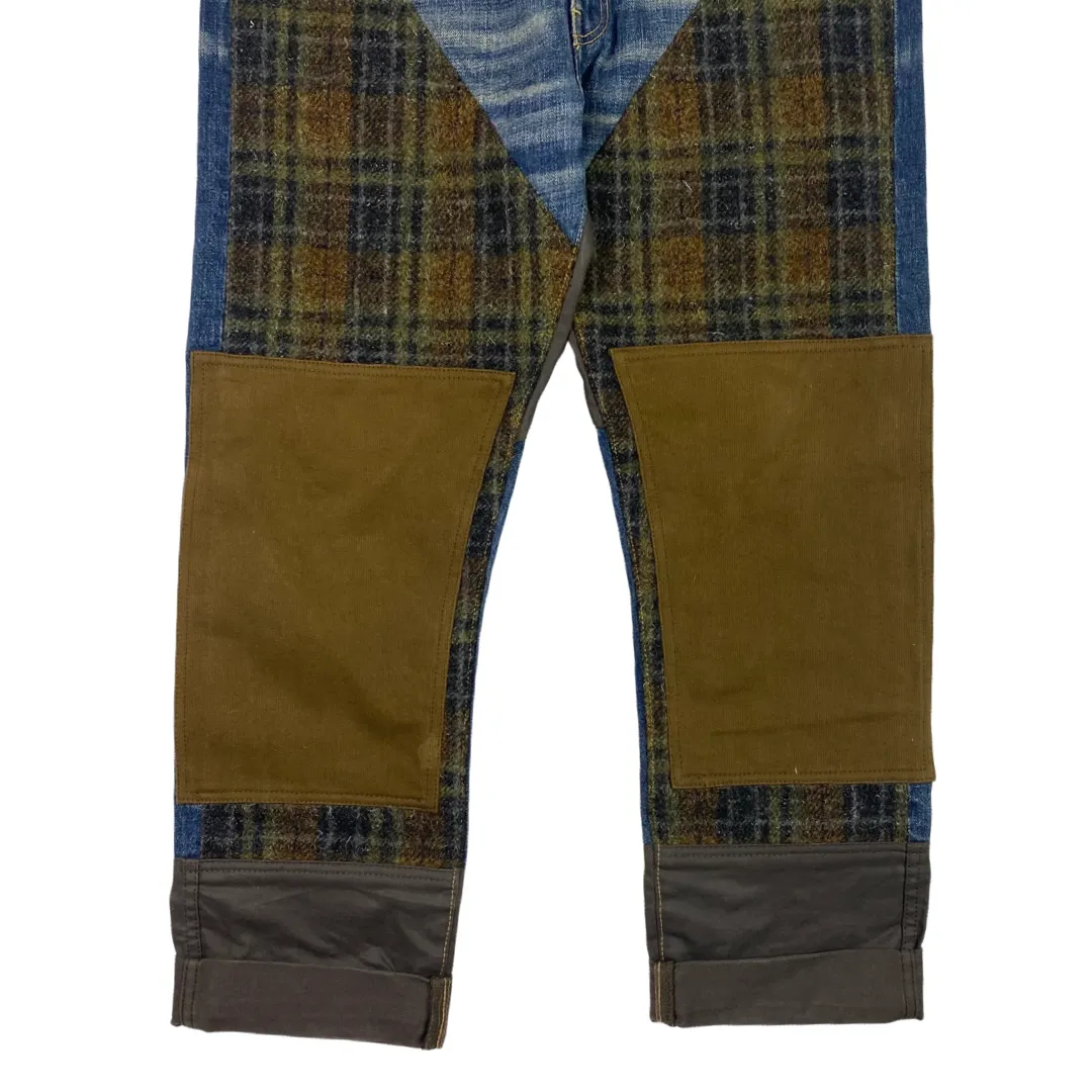 Junya Watanabe x Levis Tweed Patchwork Denim AW12-13 Sz 32