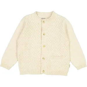 Knit Cardigan Ray - cloud melange