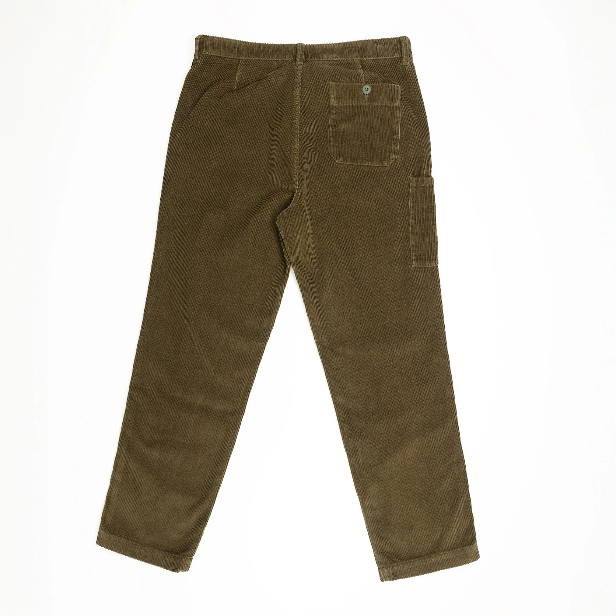 Lafont Work Pant in Army Green Corduroy