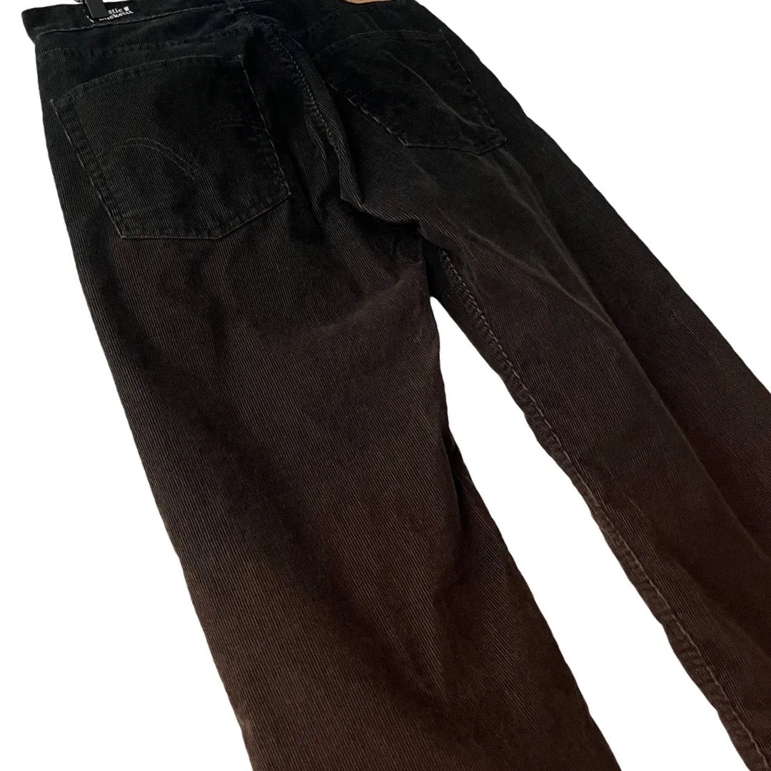 Levi's 569 Loose Straight Corduroy Pants in Burnt / 32" x 30