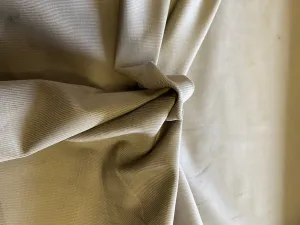 Light Grey Colour Cotton Needlecord  Fabric 18 Wale  - 146 cms - CLEARANCE