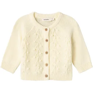 Lil'Atelier Lemon Icing Kaja Knit Cardigan