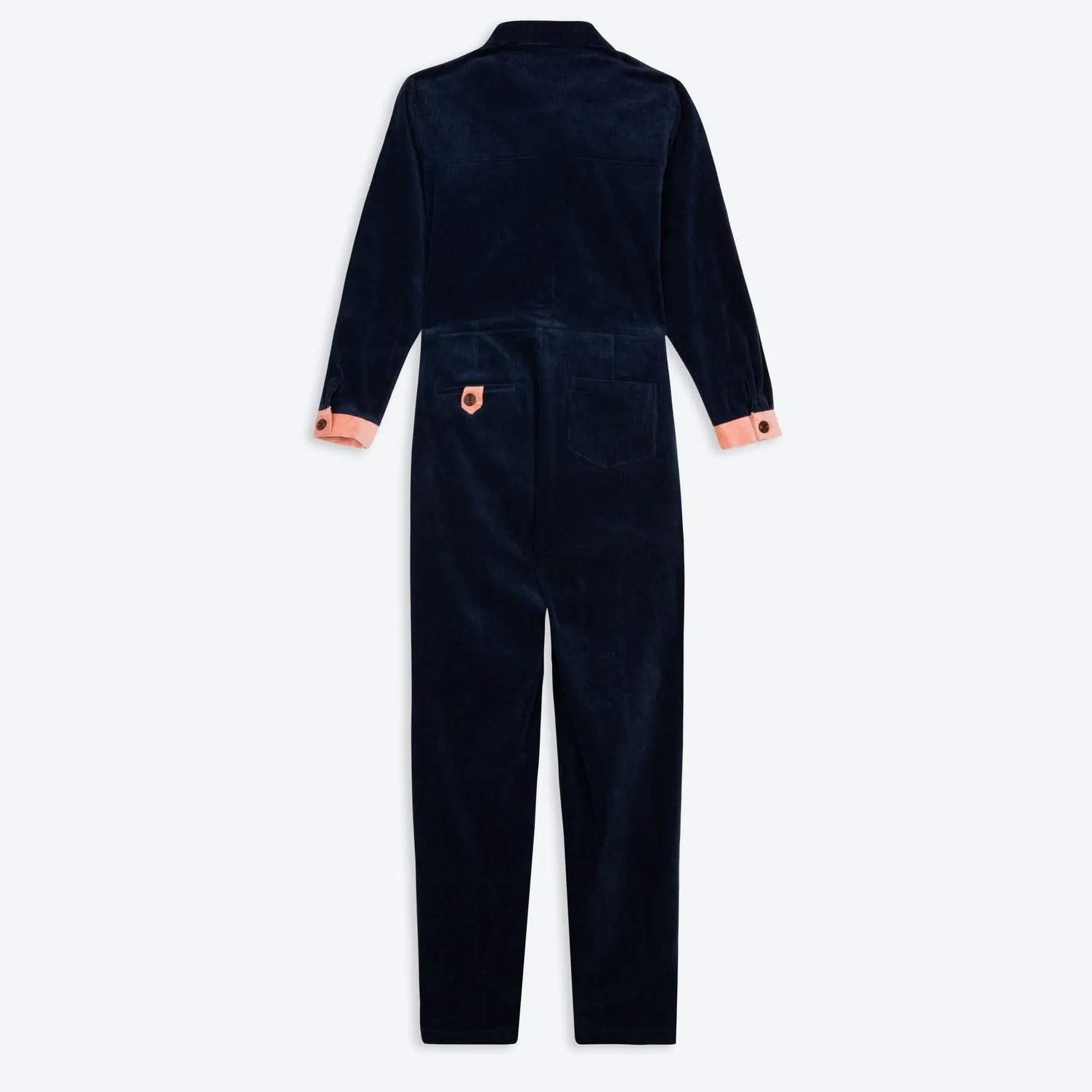 Lowie Navy Corduroy Boilersuit