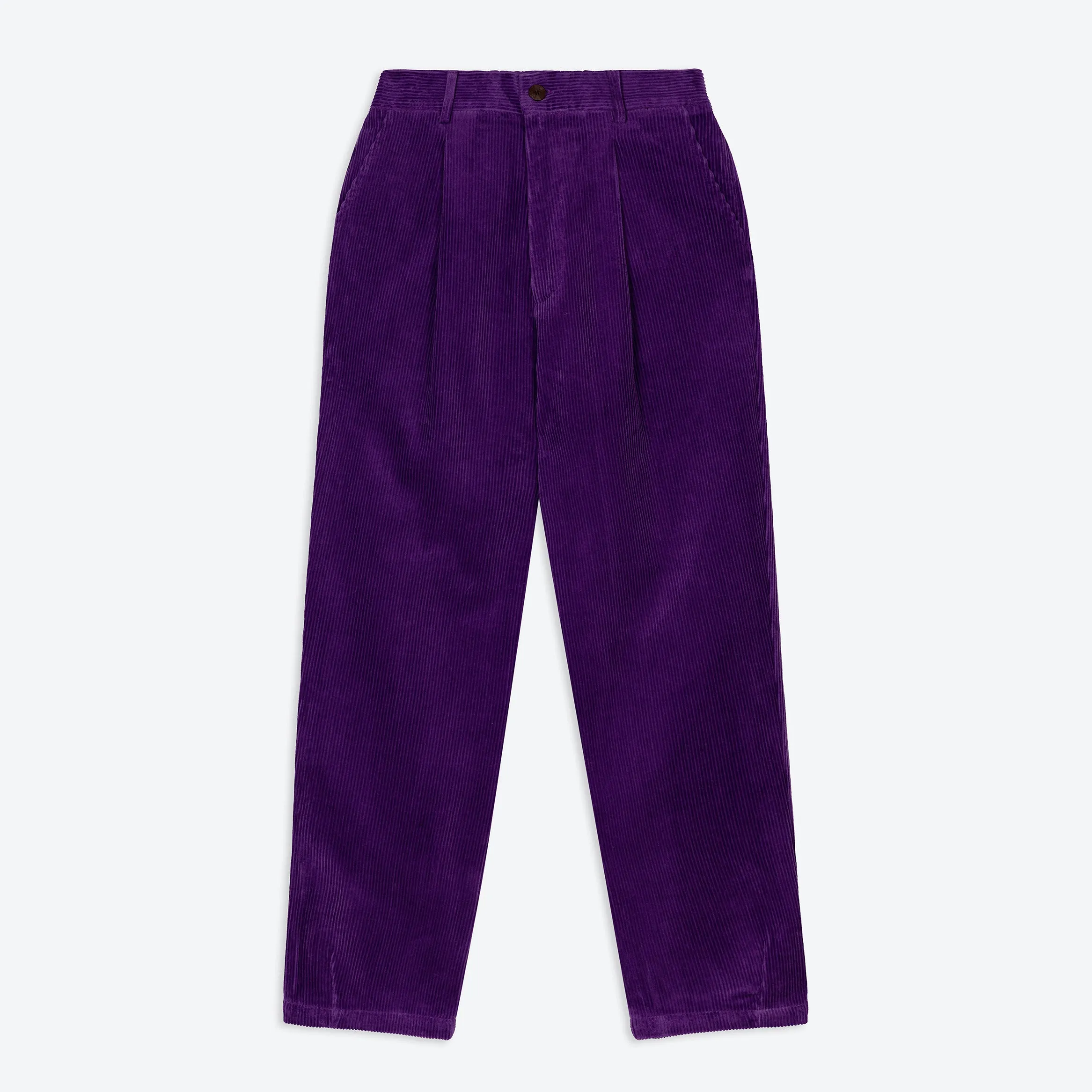 Lowie Purple Corduroy Easy Trouser