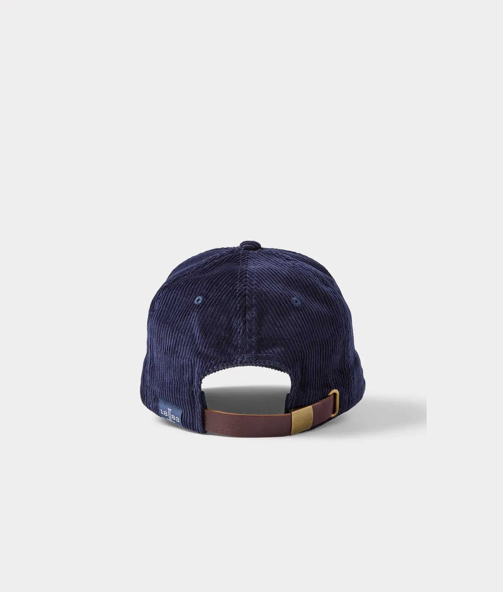 Lucchese Script Corduroy Cap :: Navy