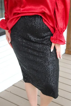 Mandy Sequin Skirt