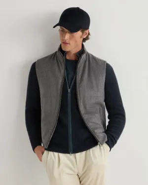 Men's Belgravia Cashmere Gilet Grey