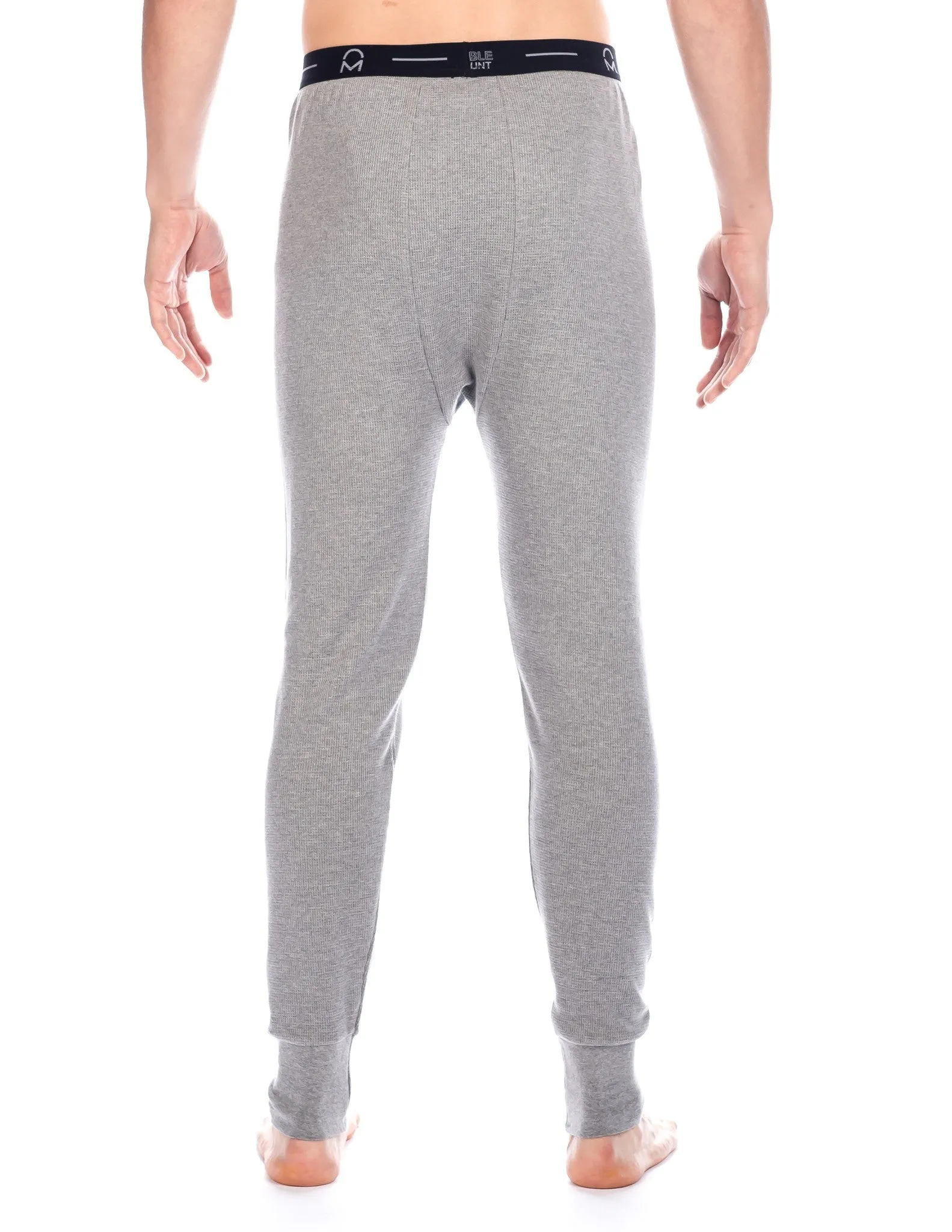 Men's Classic Waffle Knit Thermal Long John Pants