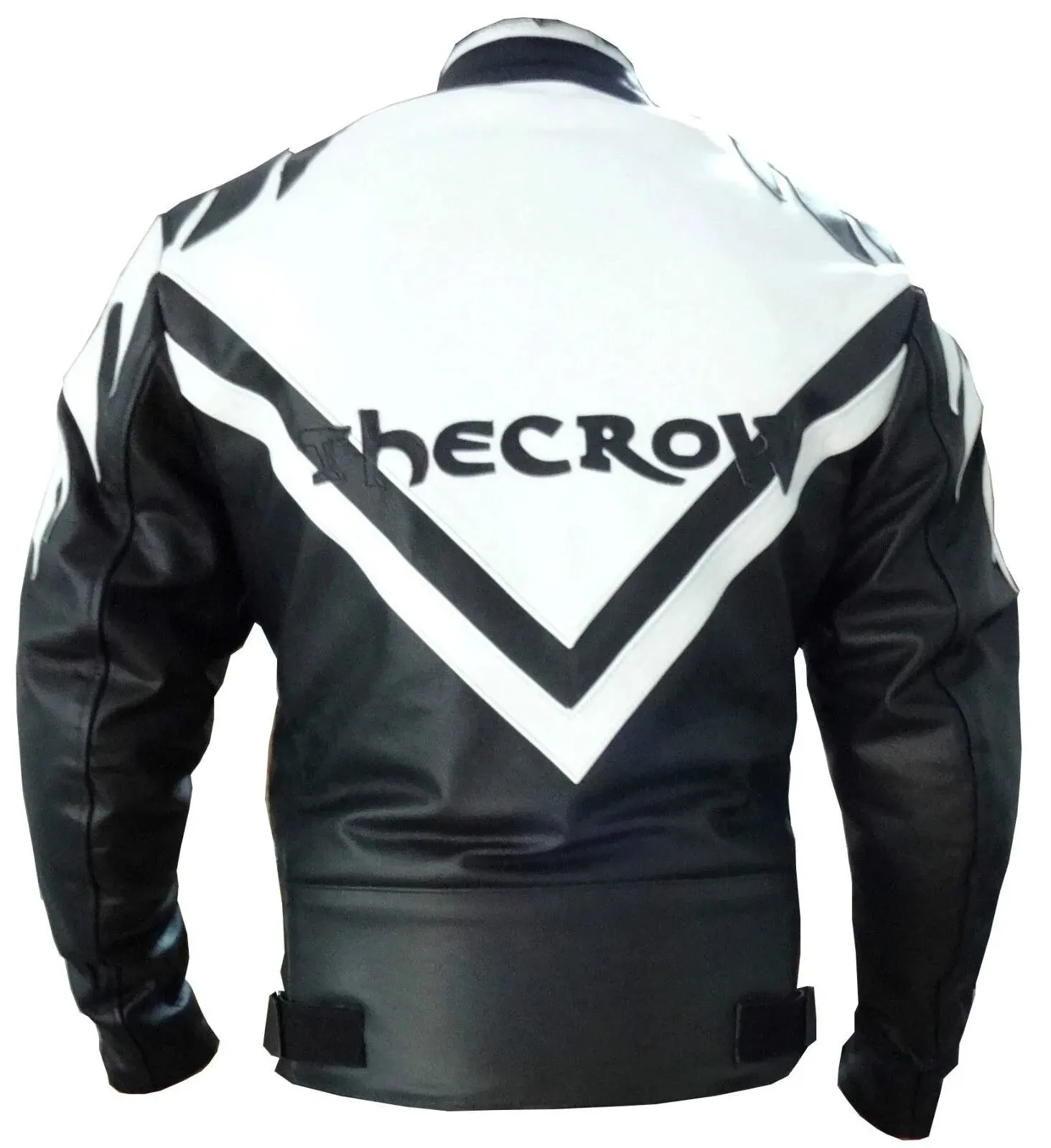 Mens The Crow Leather  Motorcycle Jacket