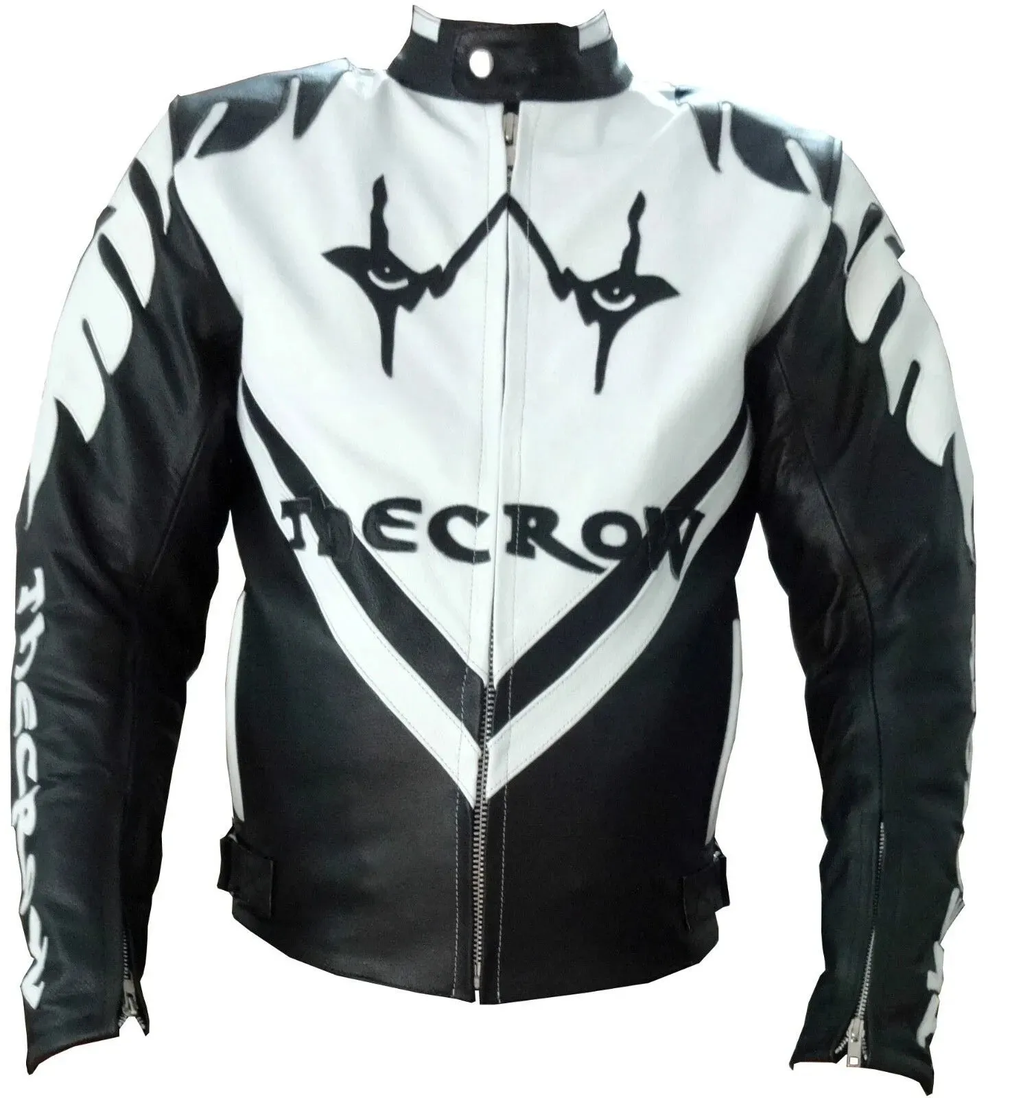 Mens The Crow Leather  Motorcycle Jacket