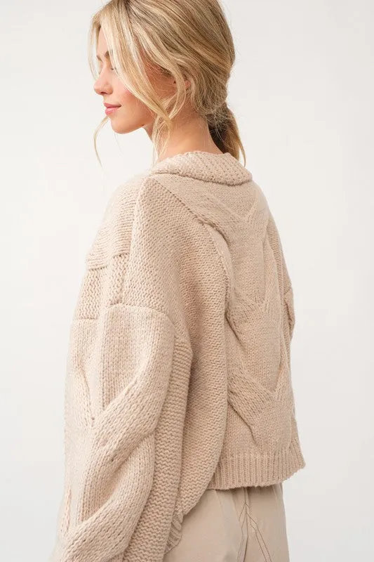 Millie Cable Knit Cardigan