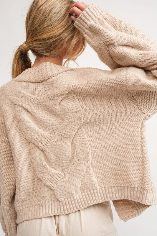 Millie Cable Knit Cardigan