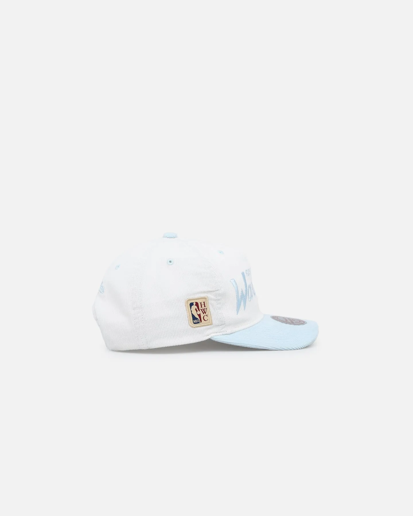 Mitchell & Ness Golden State Warriors 'Pastel Corduroy' Deadstock Snapback White Cream/Blue