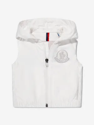 Moncler Enfant Baby Essien Gilet in White