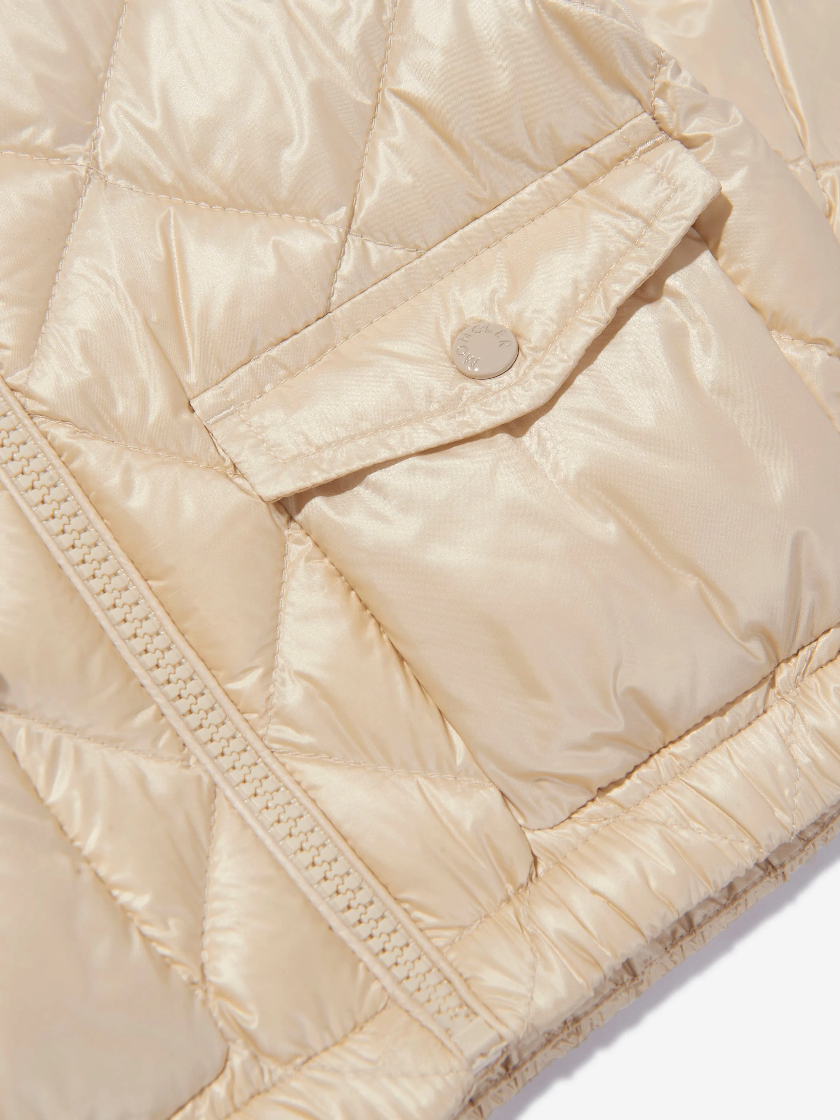 Moncler Enfant Girls Down Quilted Binic Jacket