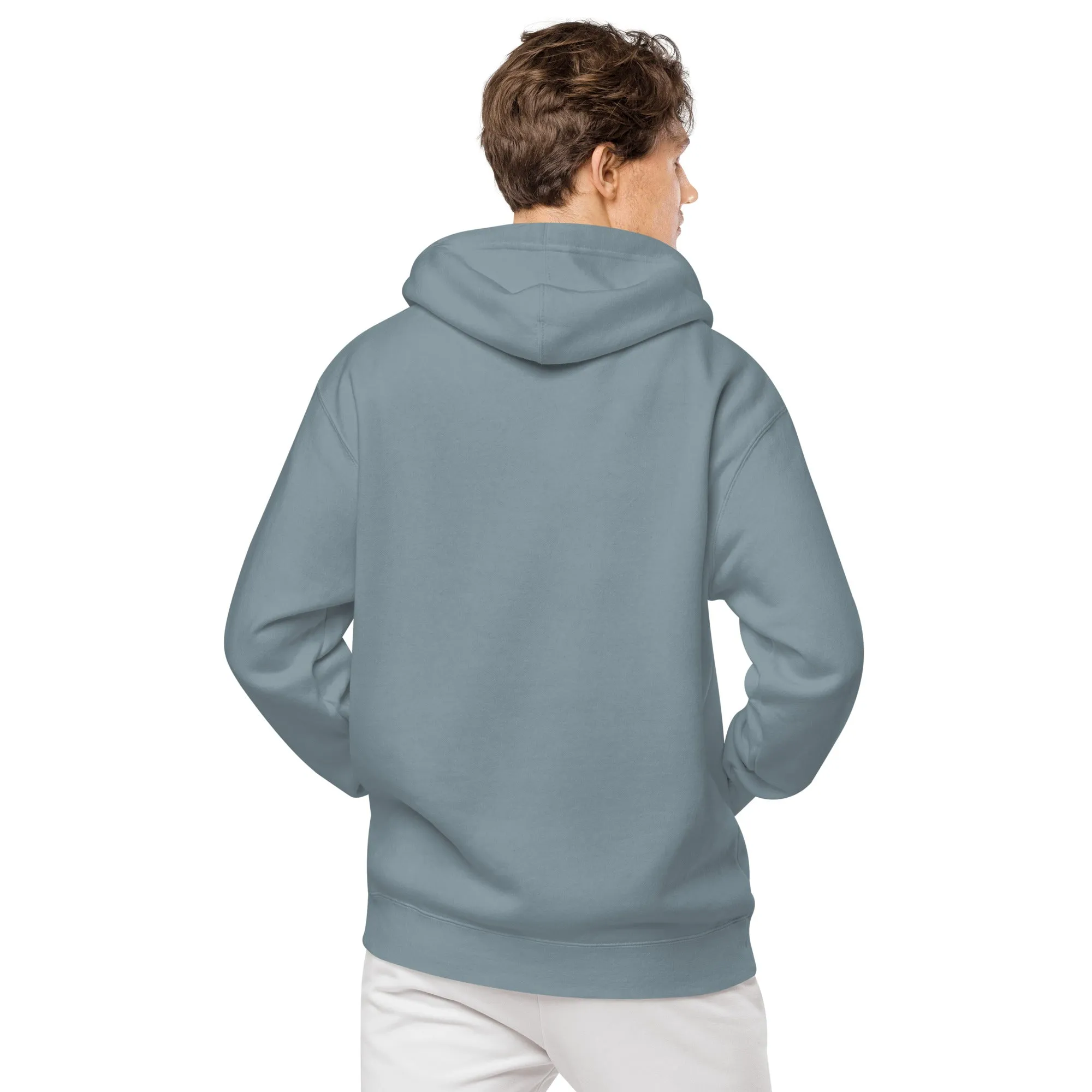 Mountain Top Super Dad Unisex Pigment-Dyed Hoodie