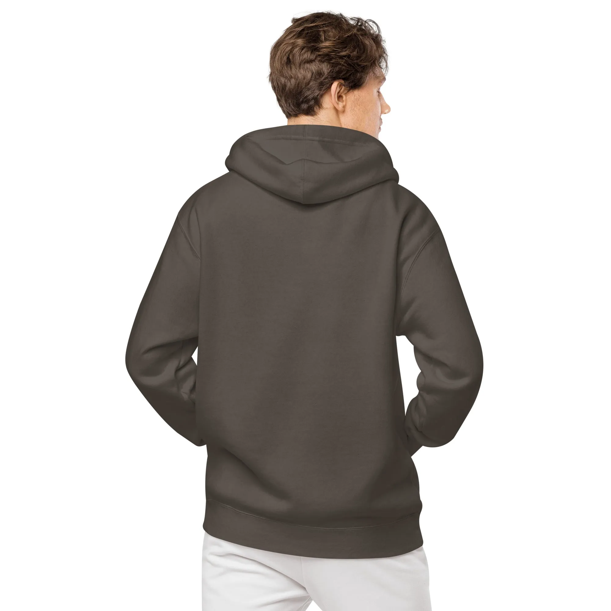 Mountain Top Super Dad Unisex Pigment-Dyed Hoodie